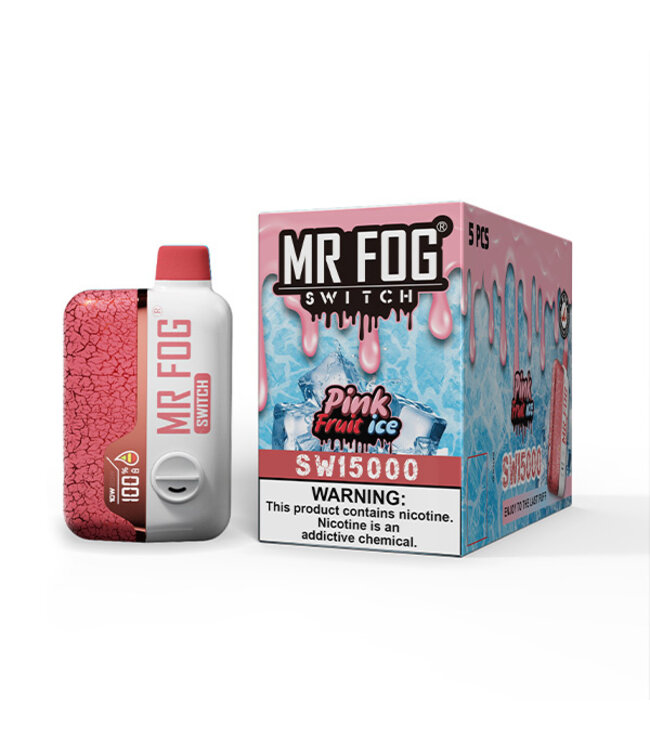 MR FOG MR FOG SWITCH 15000 PUFFS PINK FRUIT ICE
