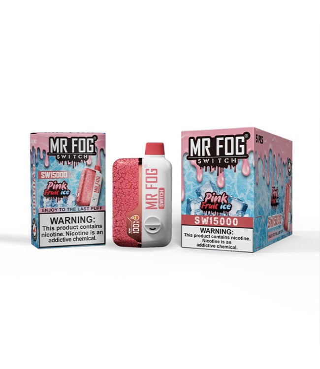 MR FOG MR FOG SWITCH 15000 PUFFS PINK FRUIT ICE