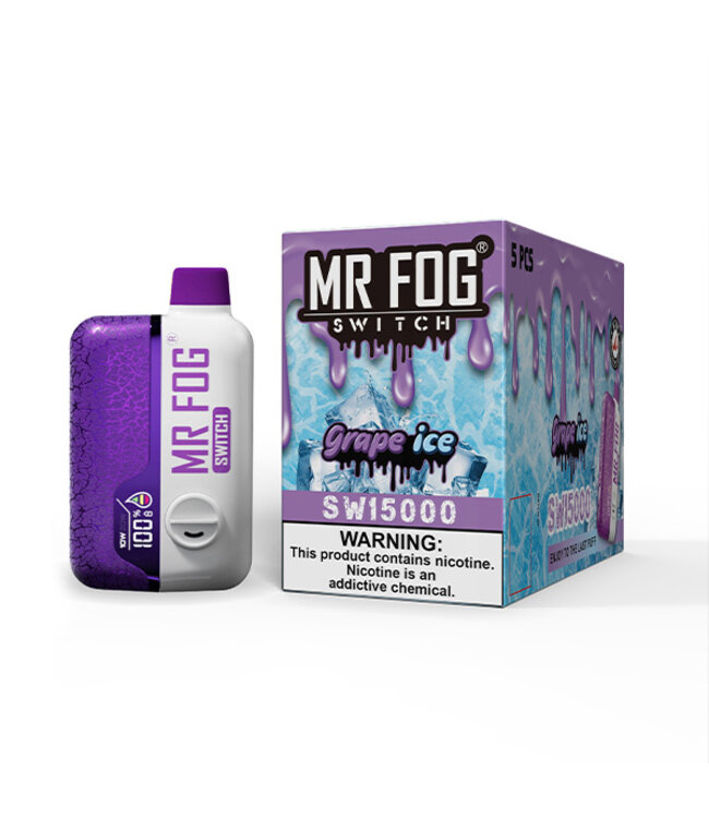 MR FOG MR FOG SWITCH 15000 PUFFS GRAPE ICE