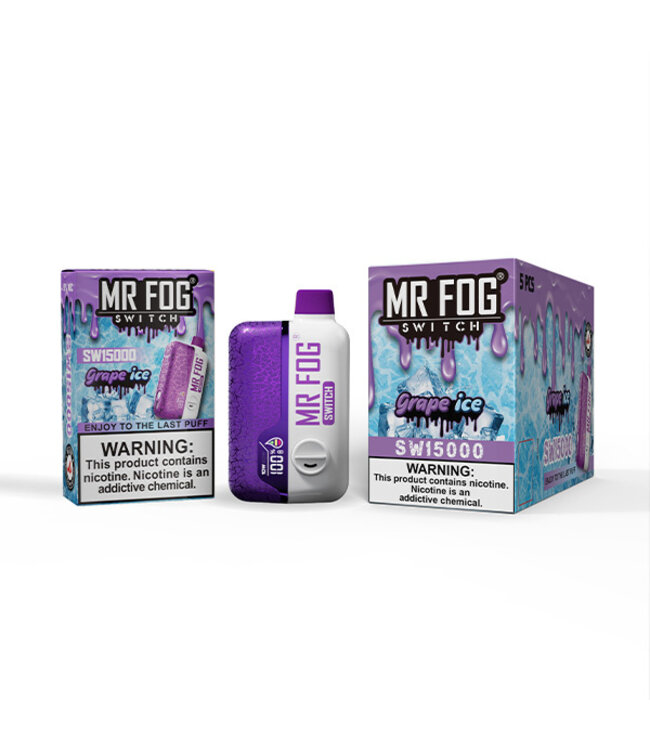 MR FOG MR FOG SWITCH 15000 PUFFS GRAPE ICE