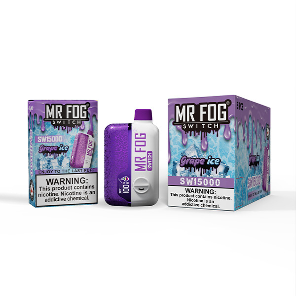MR FOG SWITCH 15000 PUFFS GRAPE ICE - Mr Fog Canada