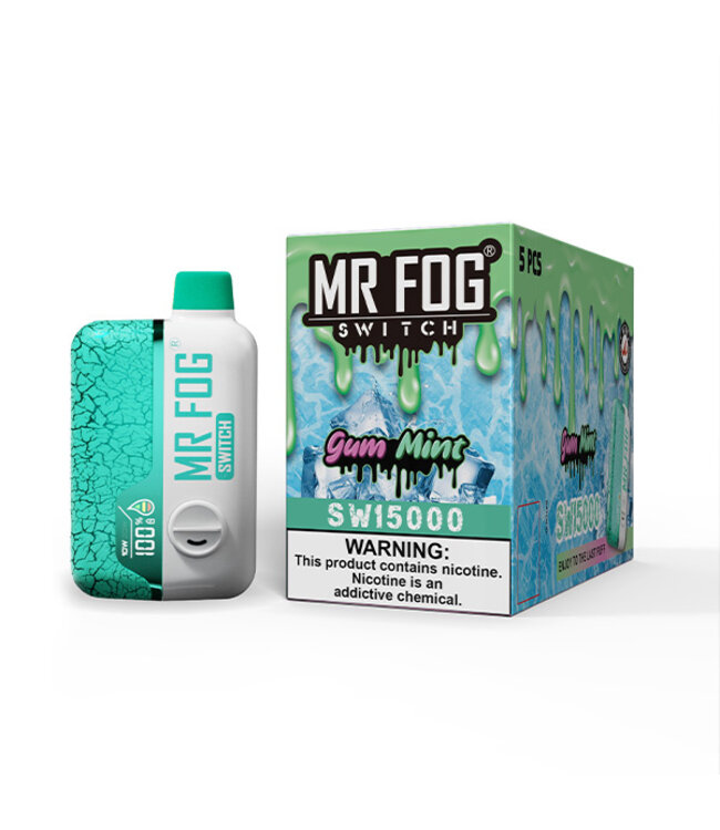 MR FOG MR FOG SWITCH 15000 PUFFS GUM MINT