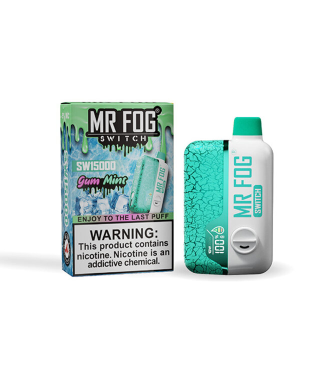 MR FOG MR FOG SWITCH 15000 PUFFS GUM MINT