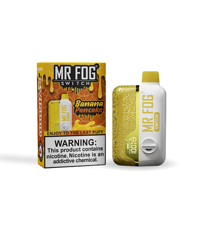 MR FOG MR FOG SWITCH 15000 PUFFS BANANA PNCK DUDE