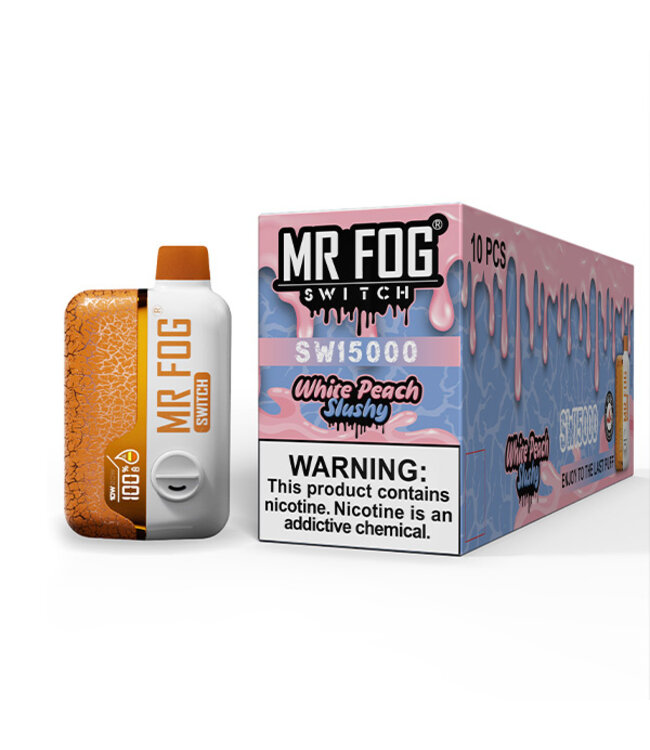 MR FOG MR FOG SWITCH 15000 PUFFS White Peach Splash