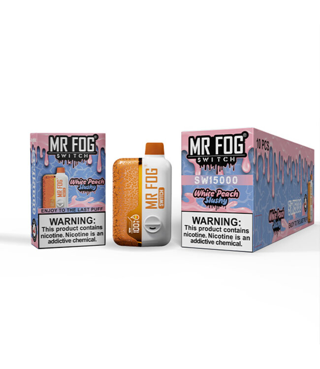 MR FOG MR FOG SWITCH 15000 PUFFS White Peach Splash