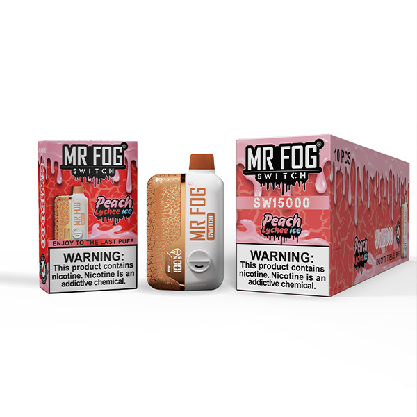 mr fog switch peach Mr Fog Switch 45K Disposable Pod main image 1
