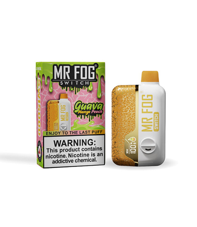 MR FOG MR FOG SWITCH 15000 PUFFS Guava Mango Peach