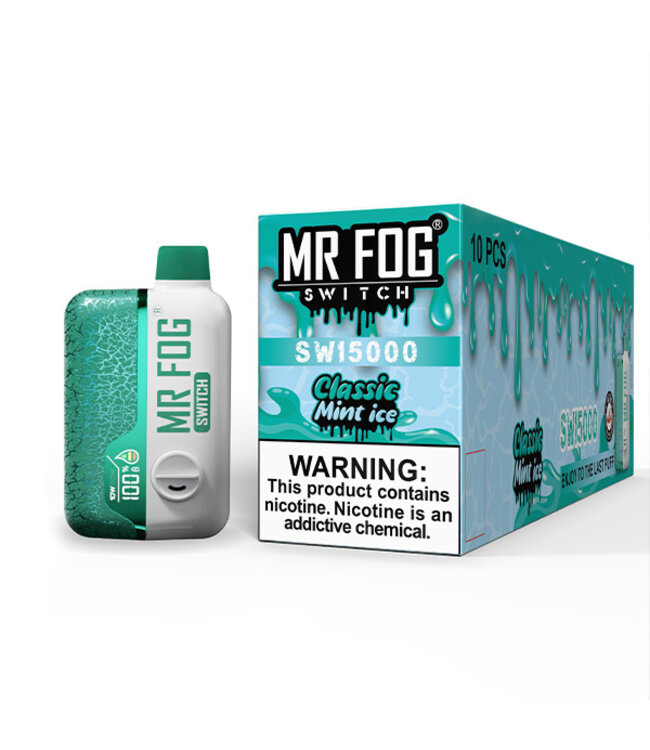 MR FOG MR FOG SWITCH 15000 PUFFS Classic Mint Ice