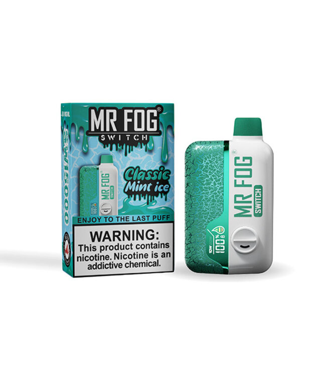 MR FOG MR FOG SWITCH 15000 PUFFS Classic Mint Ice