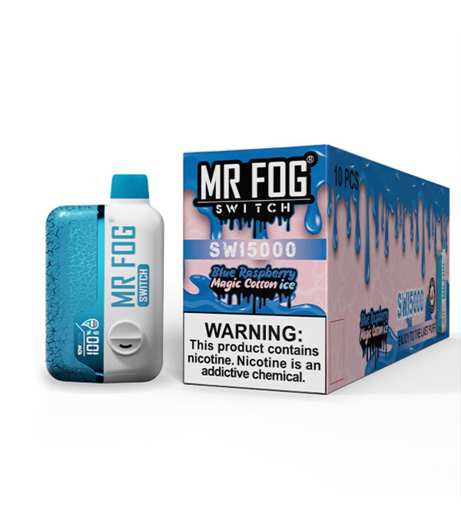 MR FOG MR FOG SWITCH 15000 PUFFS Blue Raspberry Magic Cotton Ice