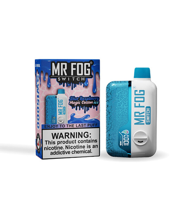 MR FOG MR FOG SWITCH 15000 PUFFS Blue Raspberry Magic Cotton Ice