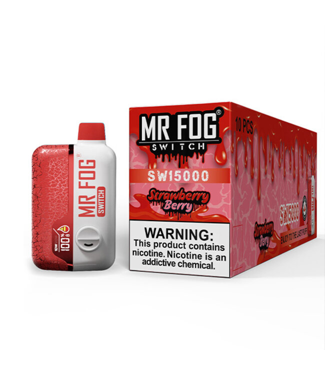 MR FOG MR FOG SWITCH 15000 PUFFS Strawberry Berry