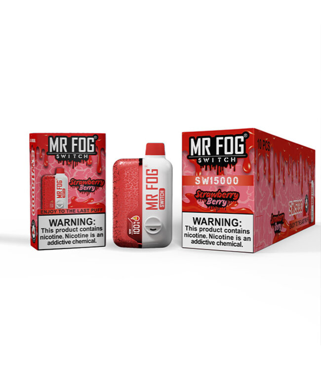 MR FOG MR FOG SWITCH 15000 PUFFS Strawberry Berry