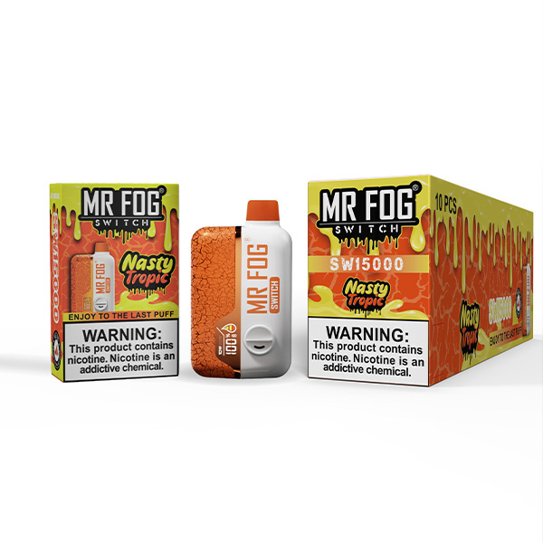 mr fog nasty tropic flavor MR FOG SWITCH 15000 PUFFS Nasty Tropic