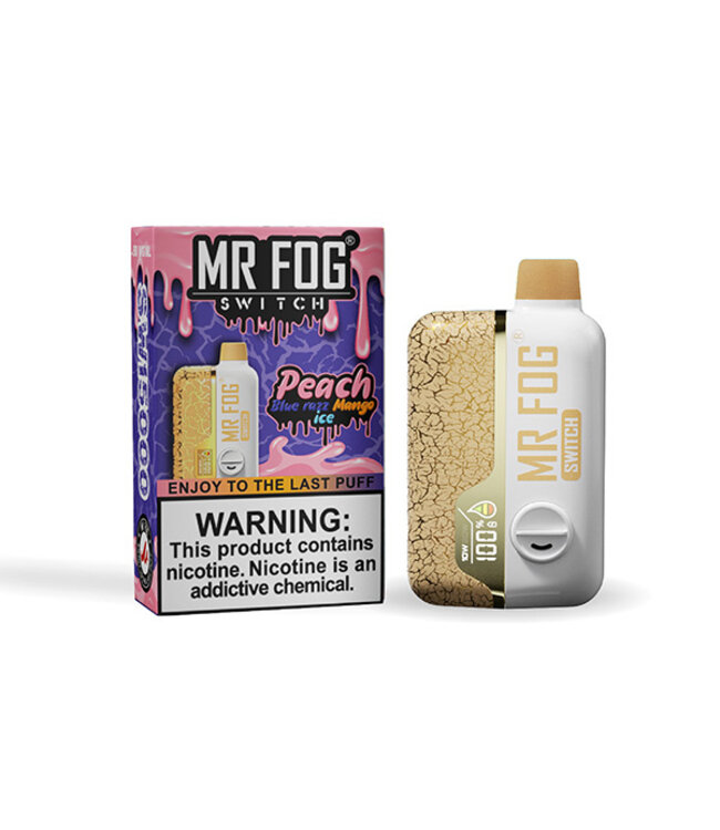 MR FOG MR FOG SWITCH 15000 PUFFS Peach Blue Razz Mango Ice