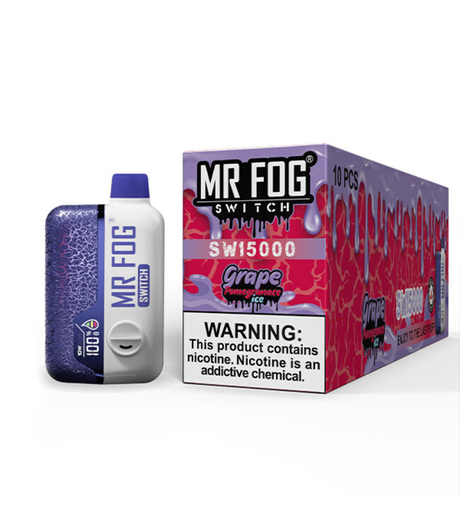 MR FOG MR FOG SWITCH 15000 PUFFS Grape Pomegranate Ice