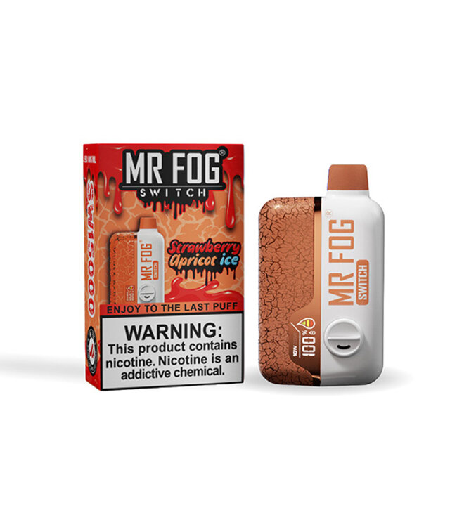 MR FOG MR FOG SWITCH 15000 PUFFS Strawberry Apricot Ice