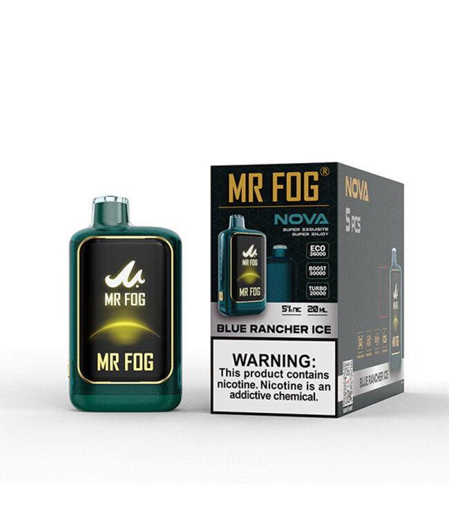 MR FOG MR FOG NOVA Blue Razz Steezy Blue Rancher Ice