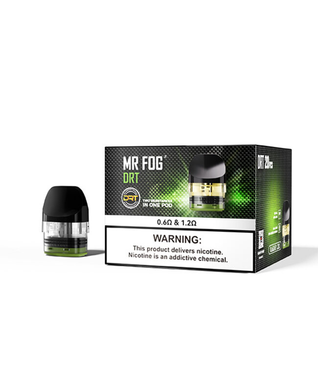 MR FOG MR FOG DRT DUAL RESISTANCE REFILLABLE POD 0.6/1.2 ohm