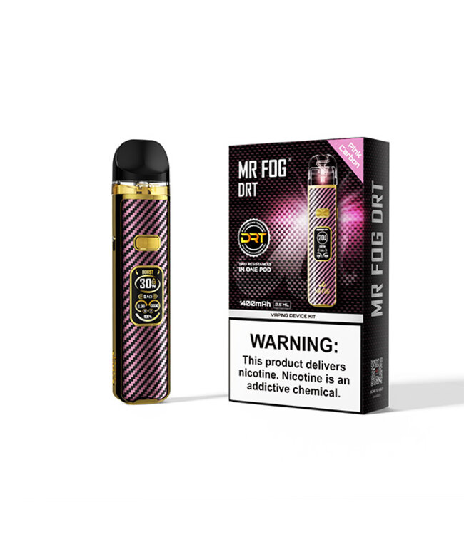 MR FOG DR06-MR FOG DRT POD KIT PINK CARBON