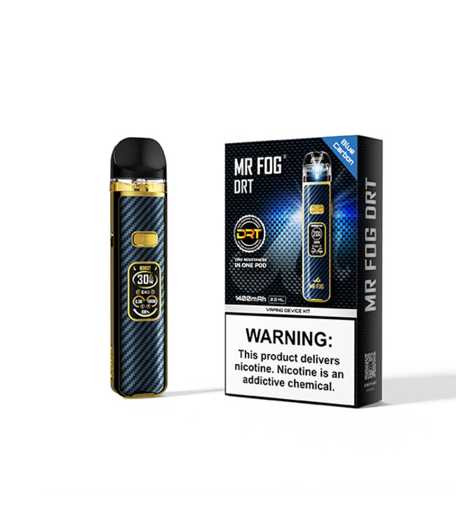 MR FOG DR04-MR FOG DRT POD KIT BLUE CARBON