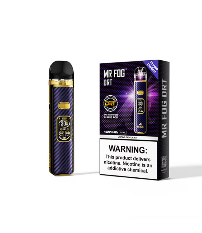 MR FOG DR03-MR FOG DRT POD KIT PURPLE CARBON