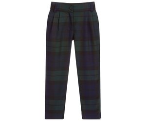 GREEN TARTAN TROUSERS sz 4 