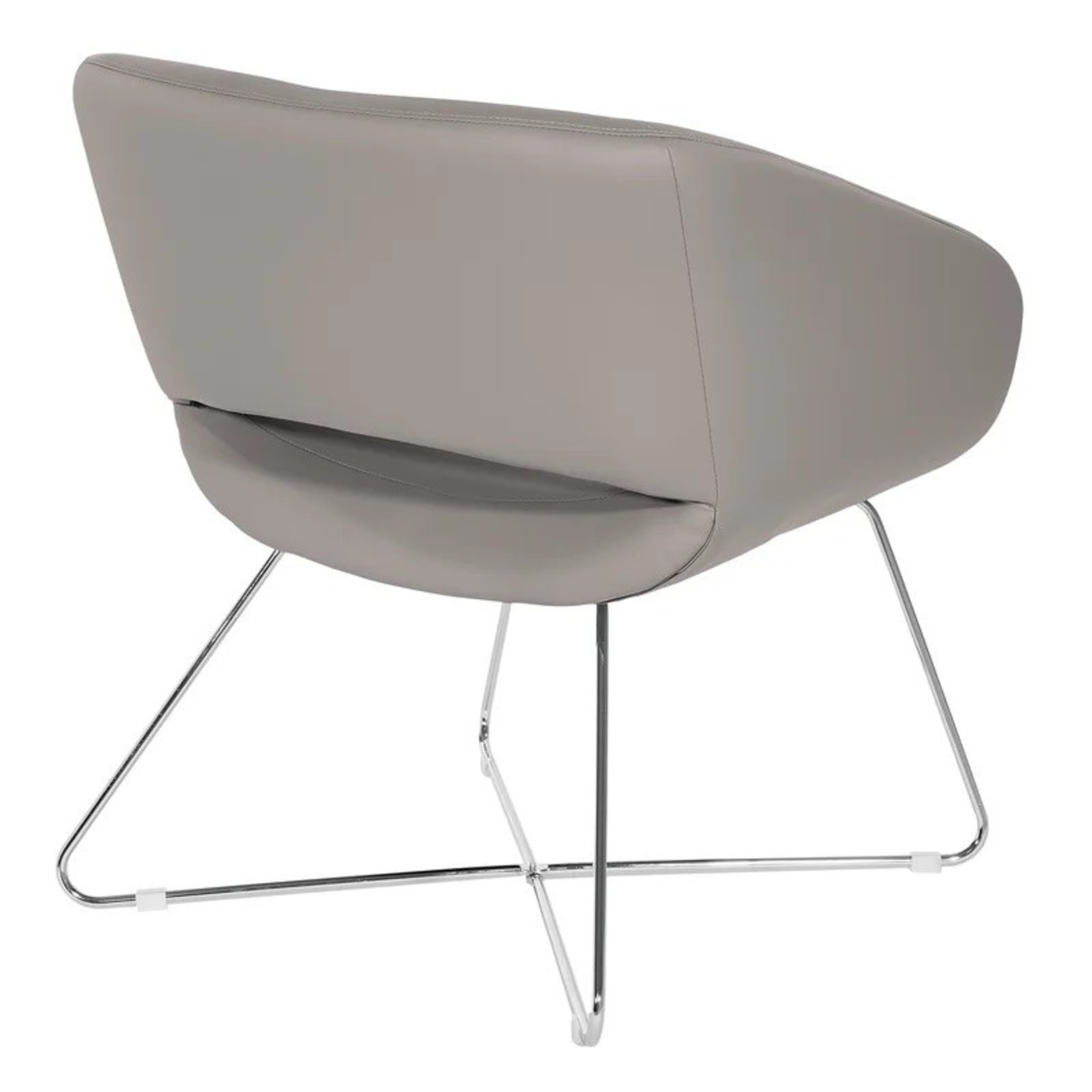 Nova Launce 27.25'' Wide Lounge Chair; Grey