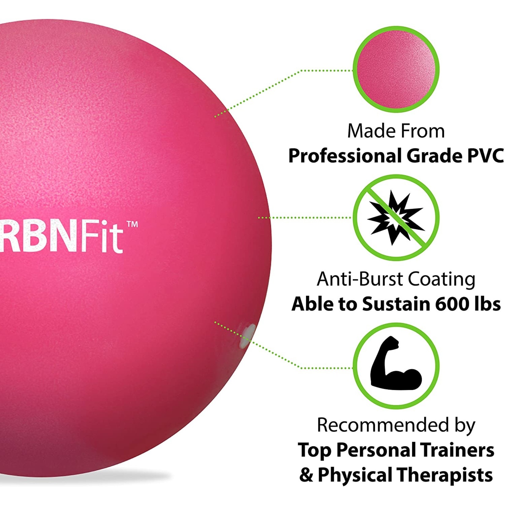 Nova URBNFit 9" Mini Pilates Ball