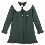 Nova Artesania Granlei Green Knitted Coat sz 8 Years