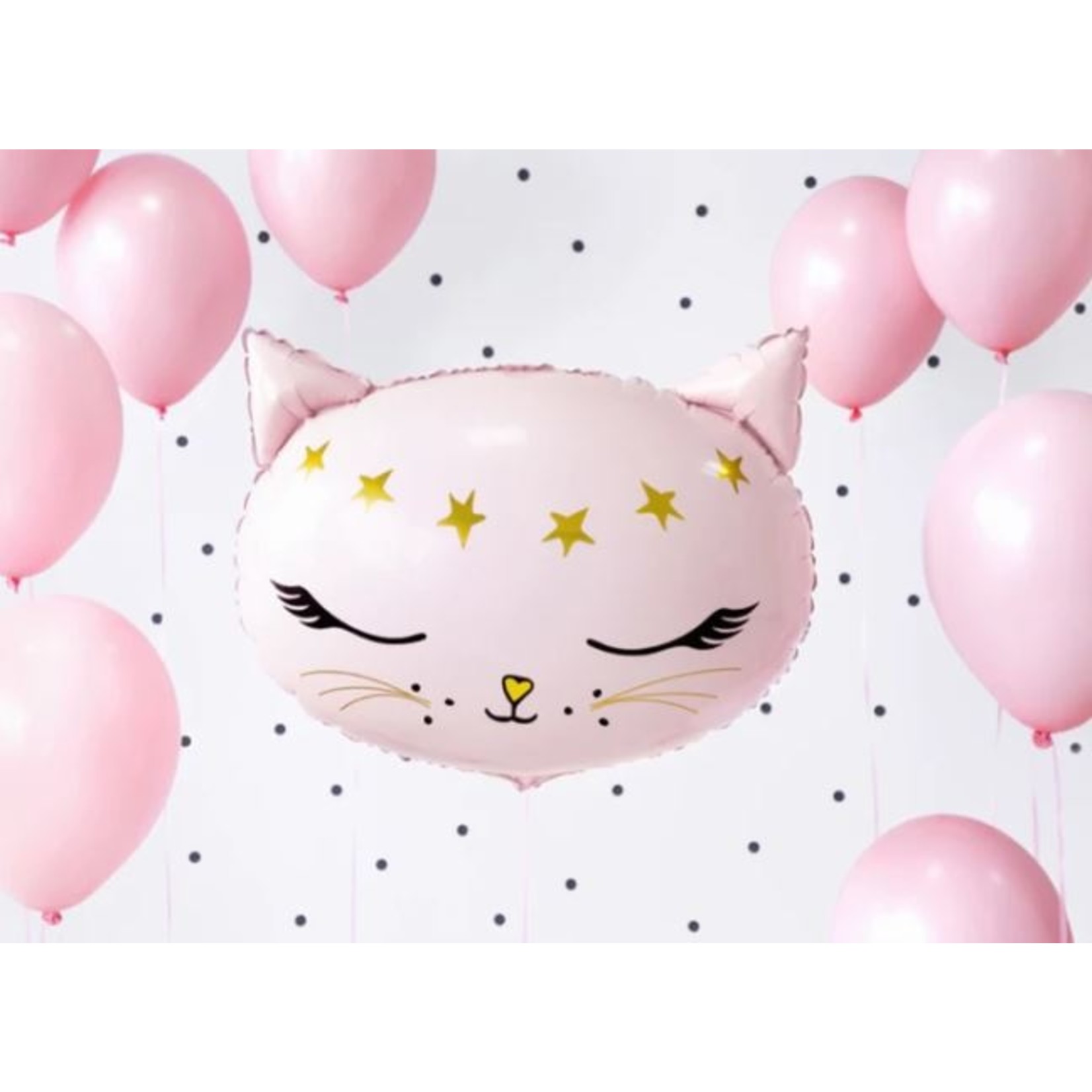 Nova 19” Foil Balloon Cat Pink