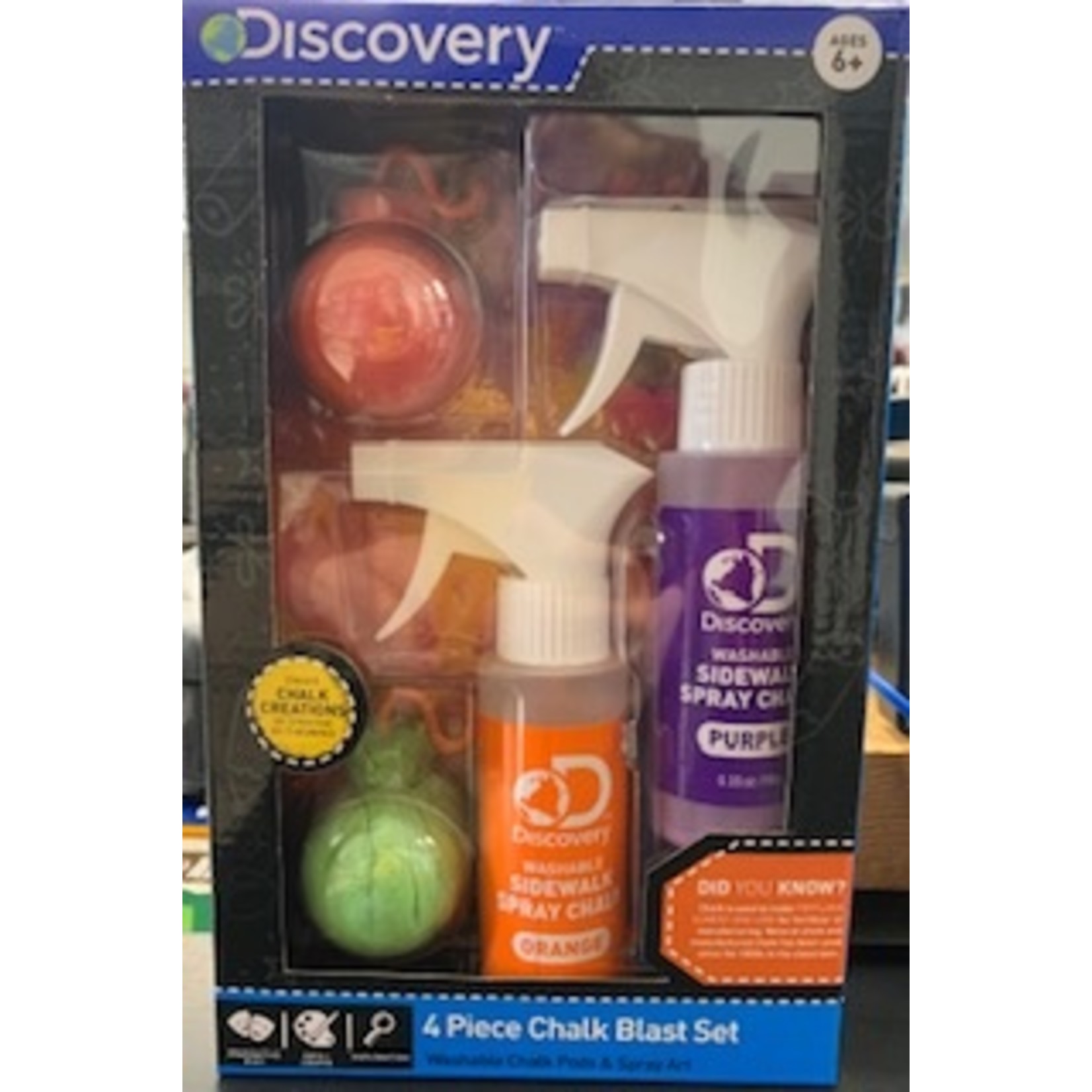 Nova Discovery Kids 4 Piece Chalk Blast Set O/P