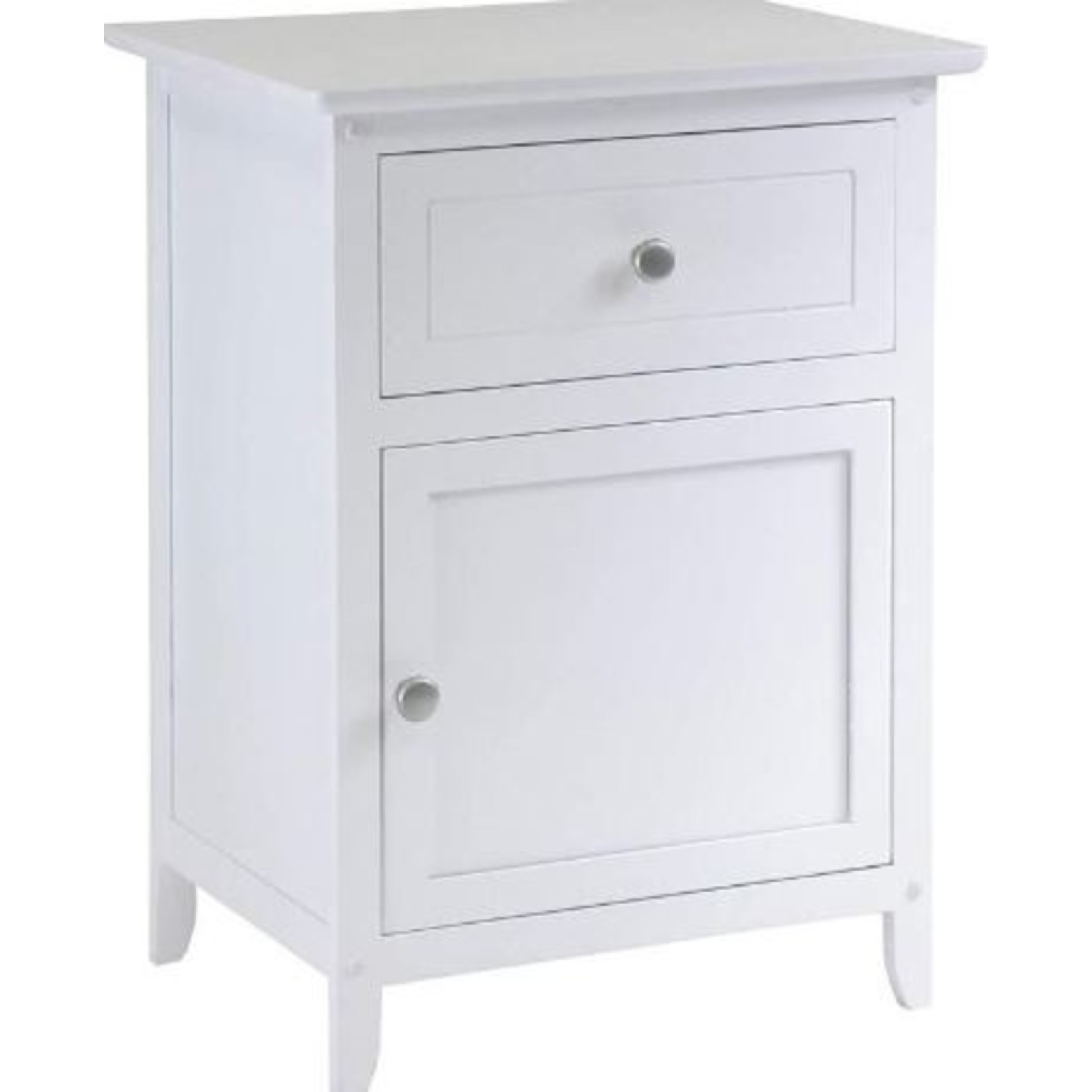 Nova Winsome Wood Night Stand/Accent Table, White