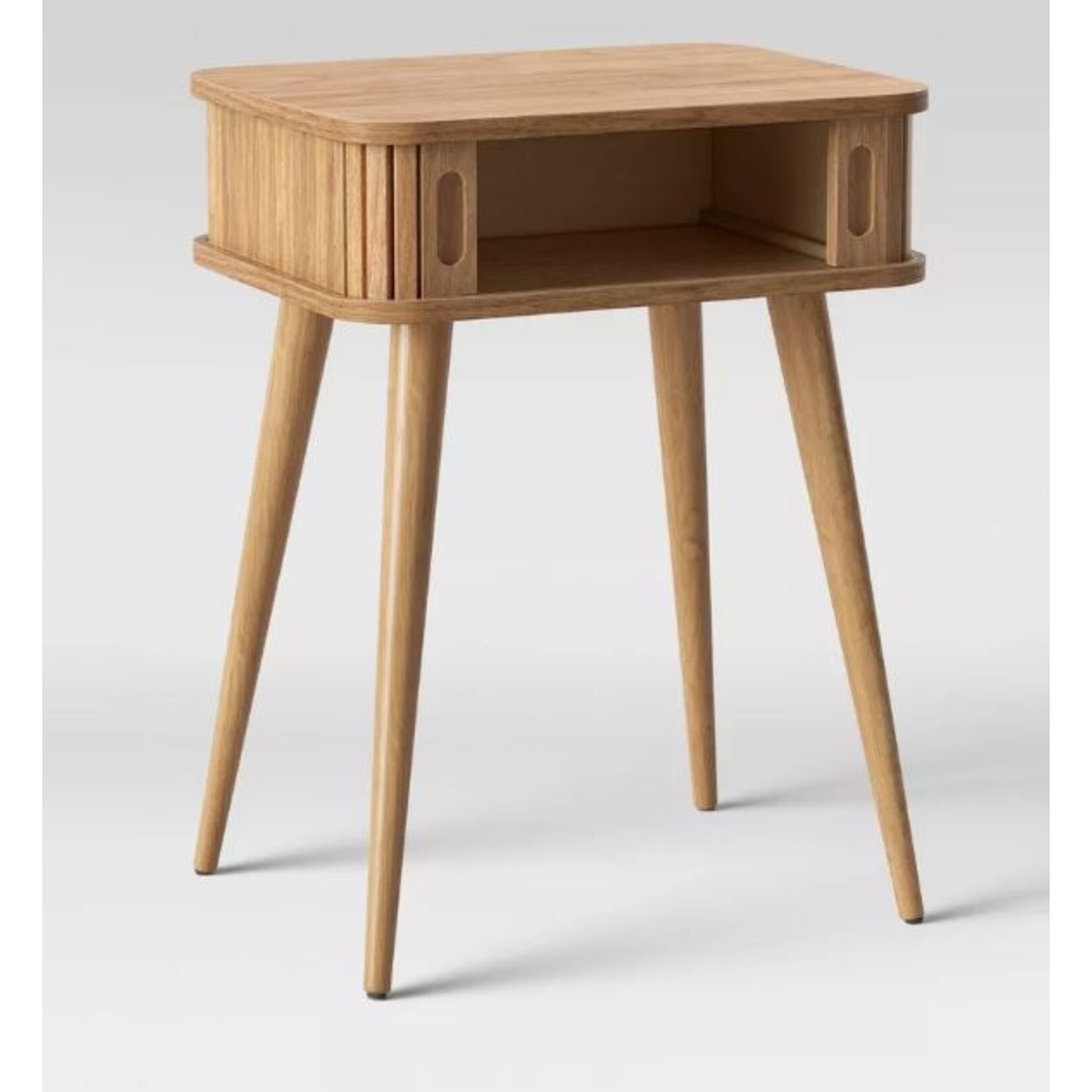 Nova *As Is* Adelpha End Table with Sliding Storage Natural - Threshold™