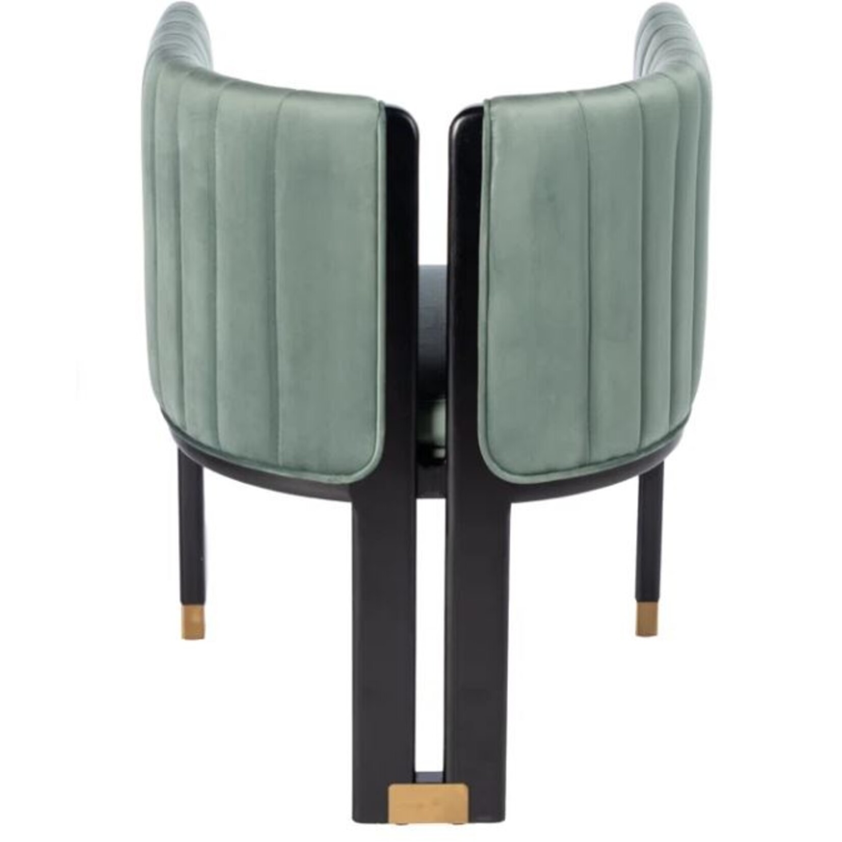 Nova Monaco Tufted Velvet Solid Back Arm Chair