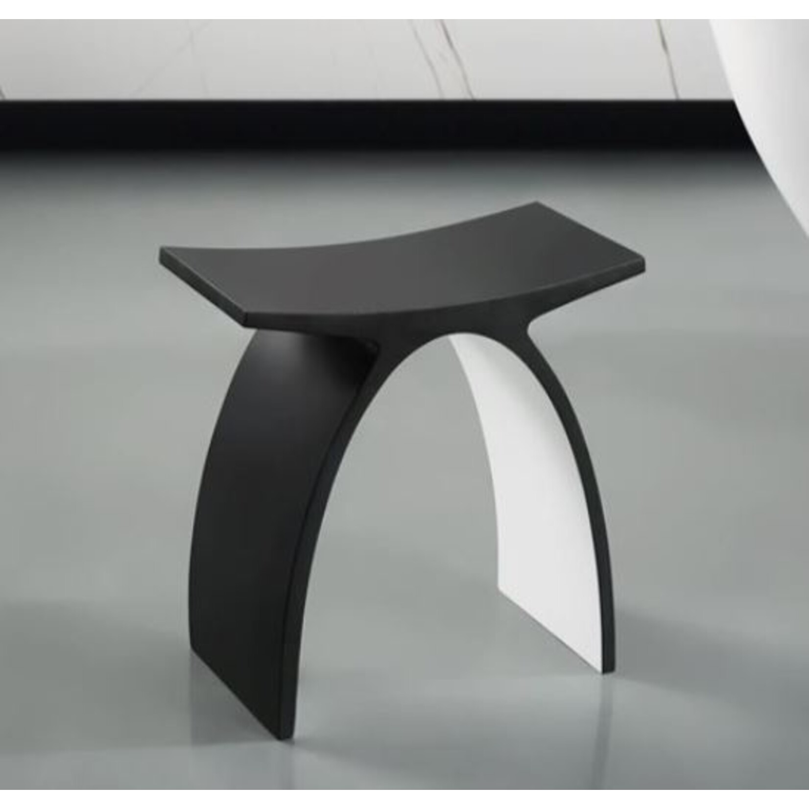 Nova ALFI Black Matte Composite Stool/Seat *As Is*