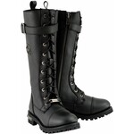 Nova Milwaukee Leather Women's Lace-Up High-Rise Leather Boots