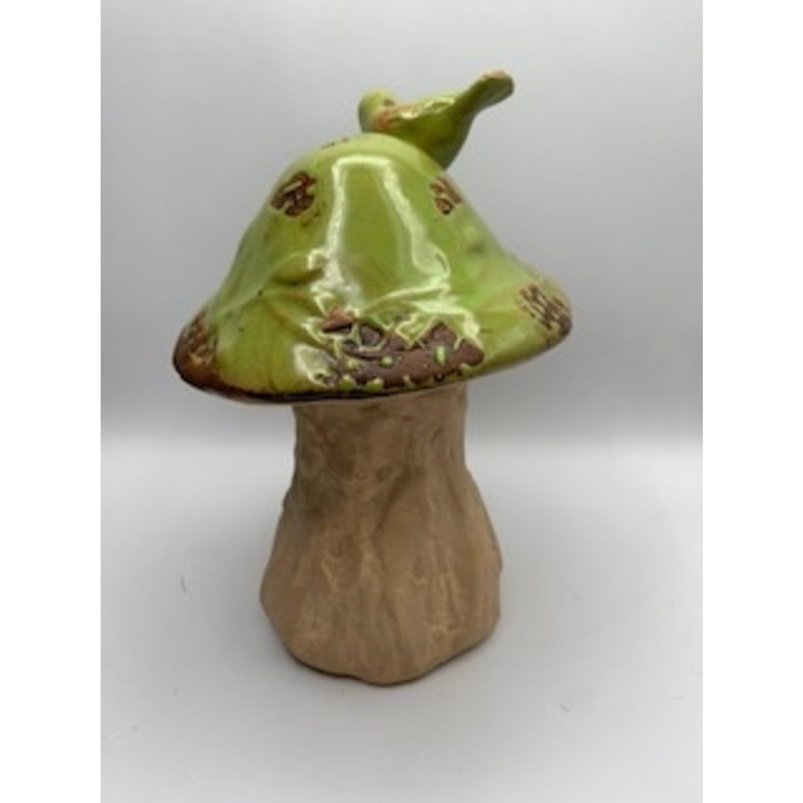 Nova Est Urban Trends Collection Ceramic Mushroom Figurine 7"