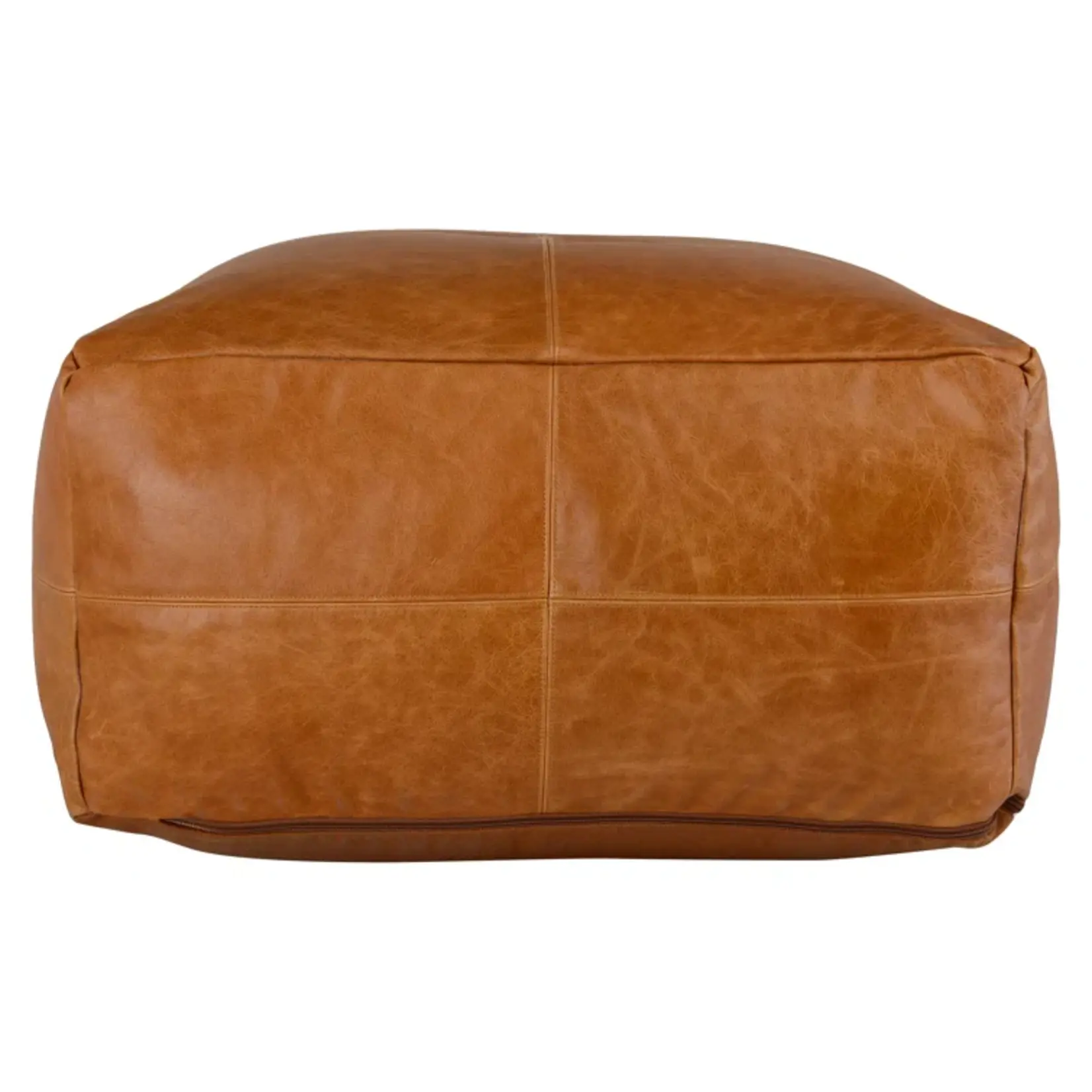 Nova Birch Lane Cutler Leather Pouf