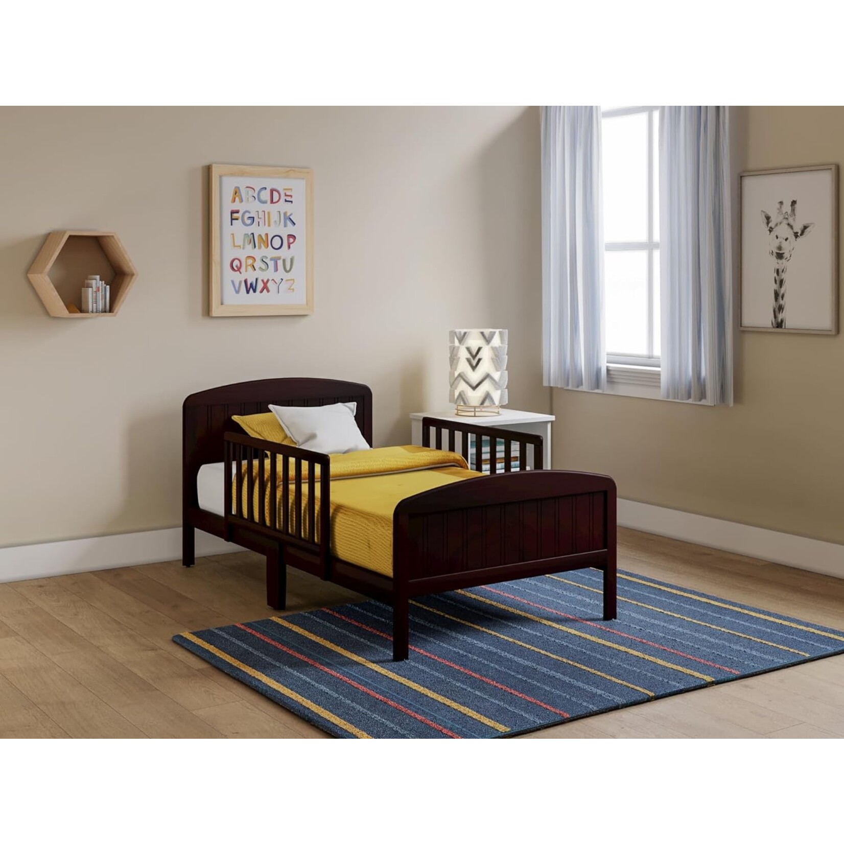 Nova Rack Furniture Harrisburg Toddler Bed, Rich Cherry