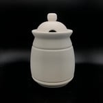 Honey Pot w/Lid and Hole