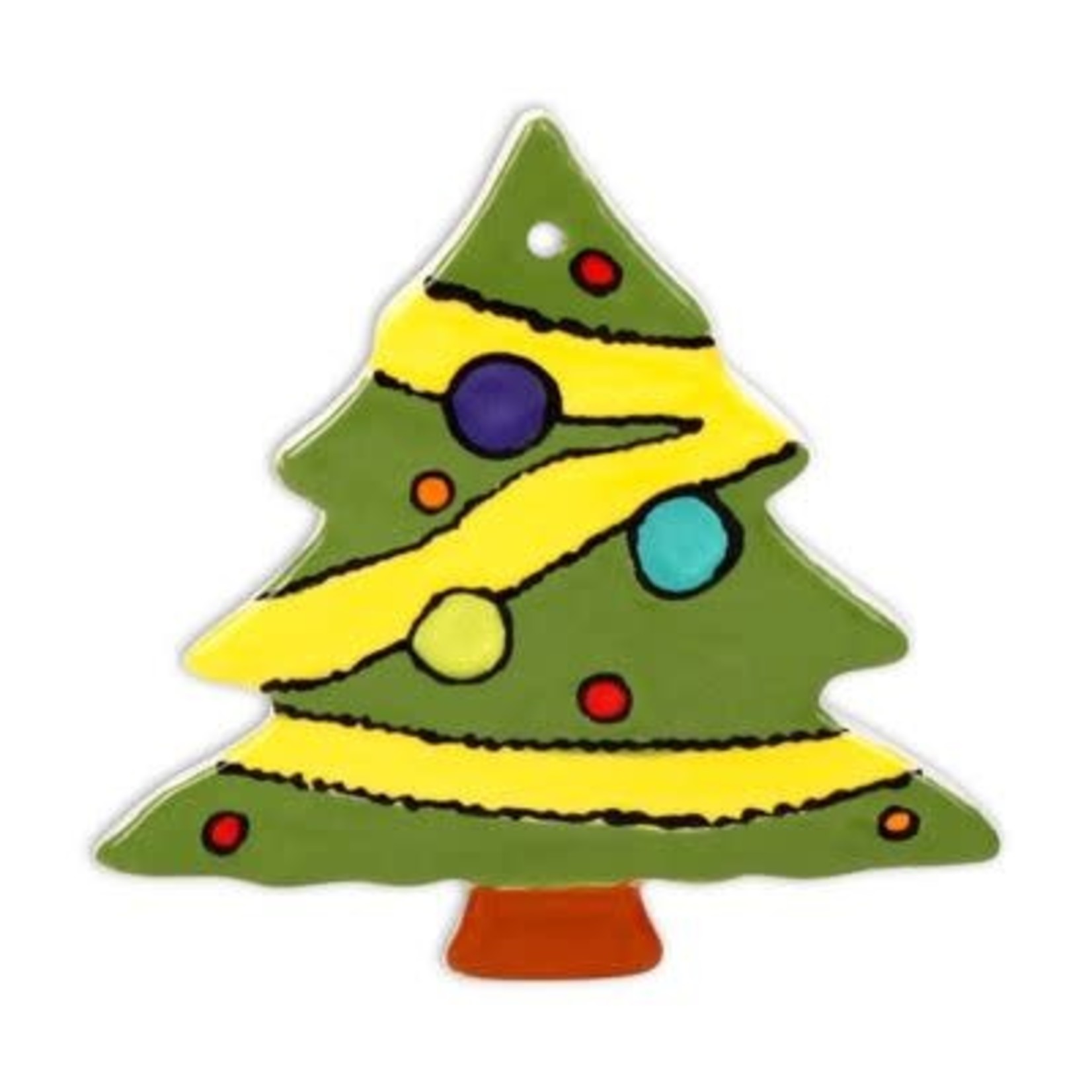 Tree Ornament, Flat 4.7"