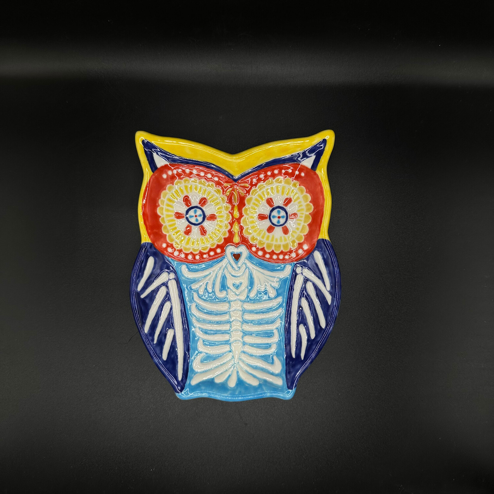 Day of the Dead Owl dish