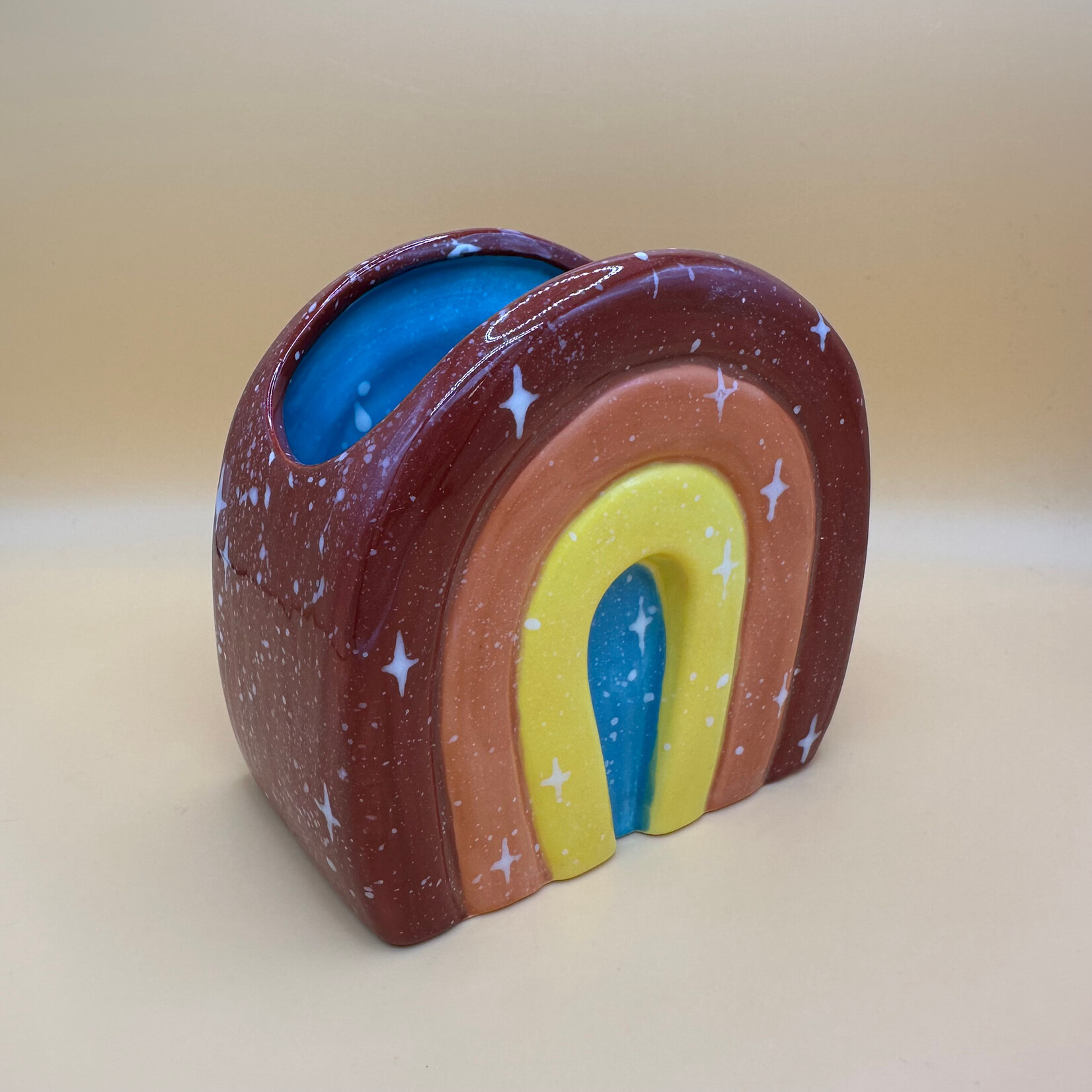Happy Rainbow Vase