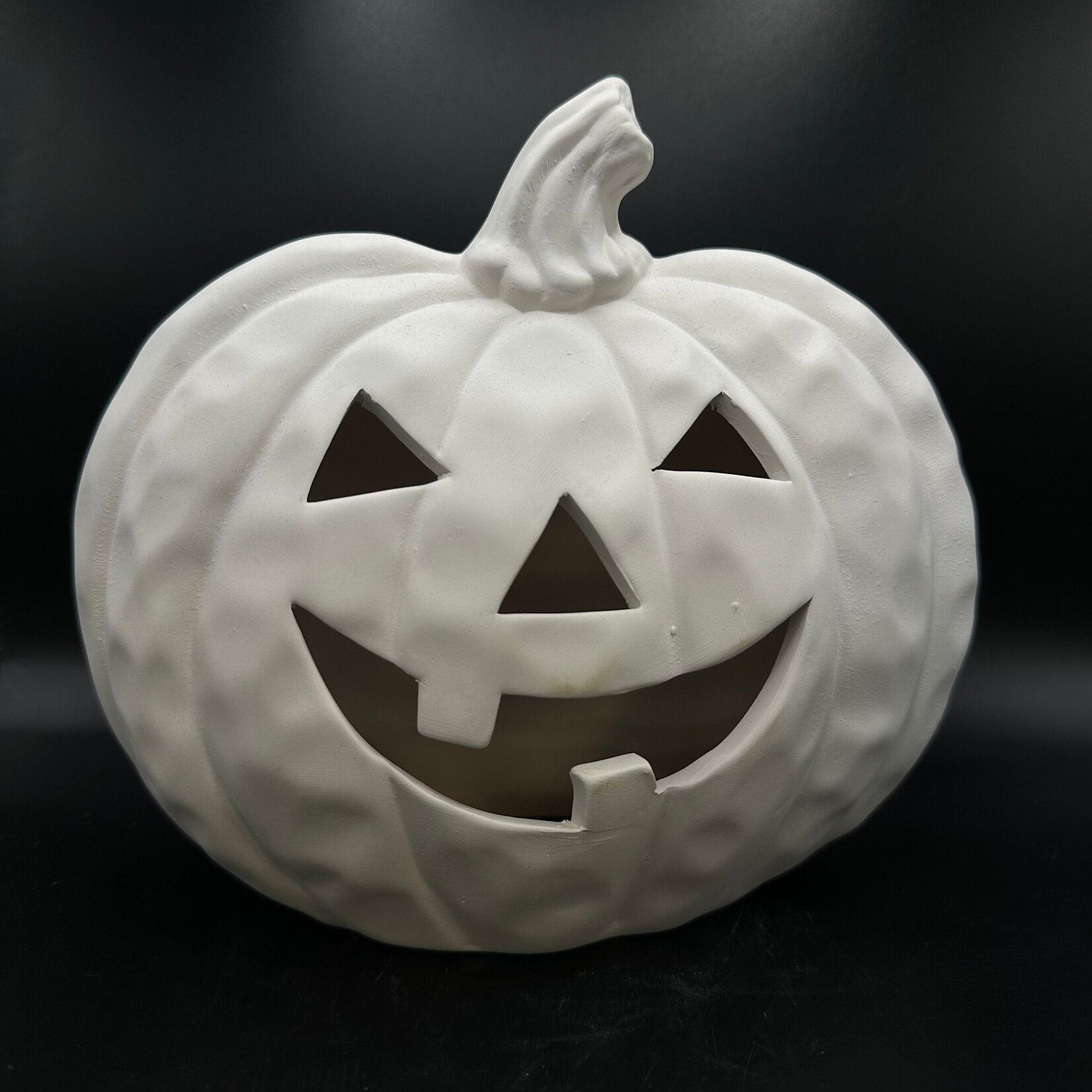 Wood Whittled Pumpkin