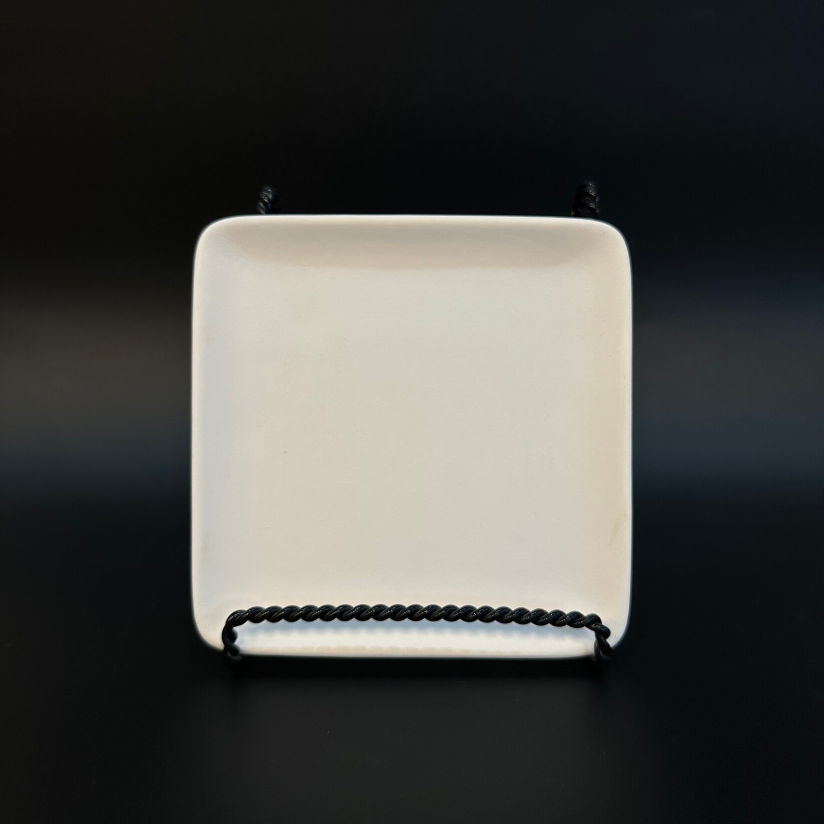 Square Coupe Dessert Plate