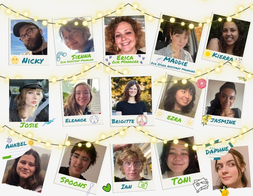 A collage of photographs of people's faces