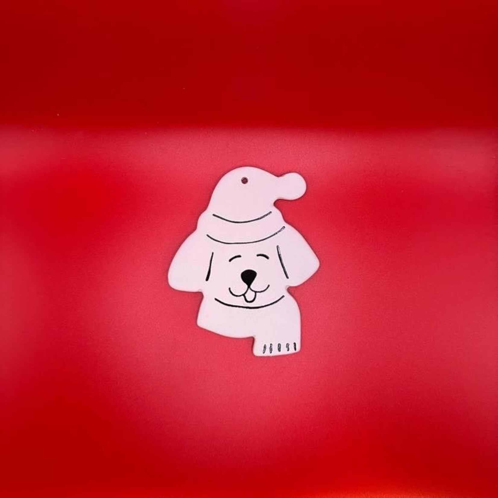 Hand Detailed Dog Orn.