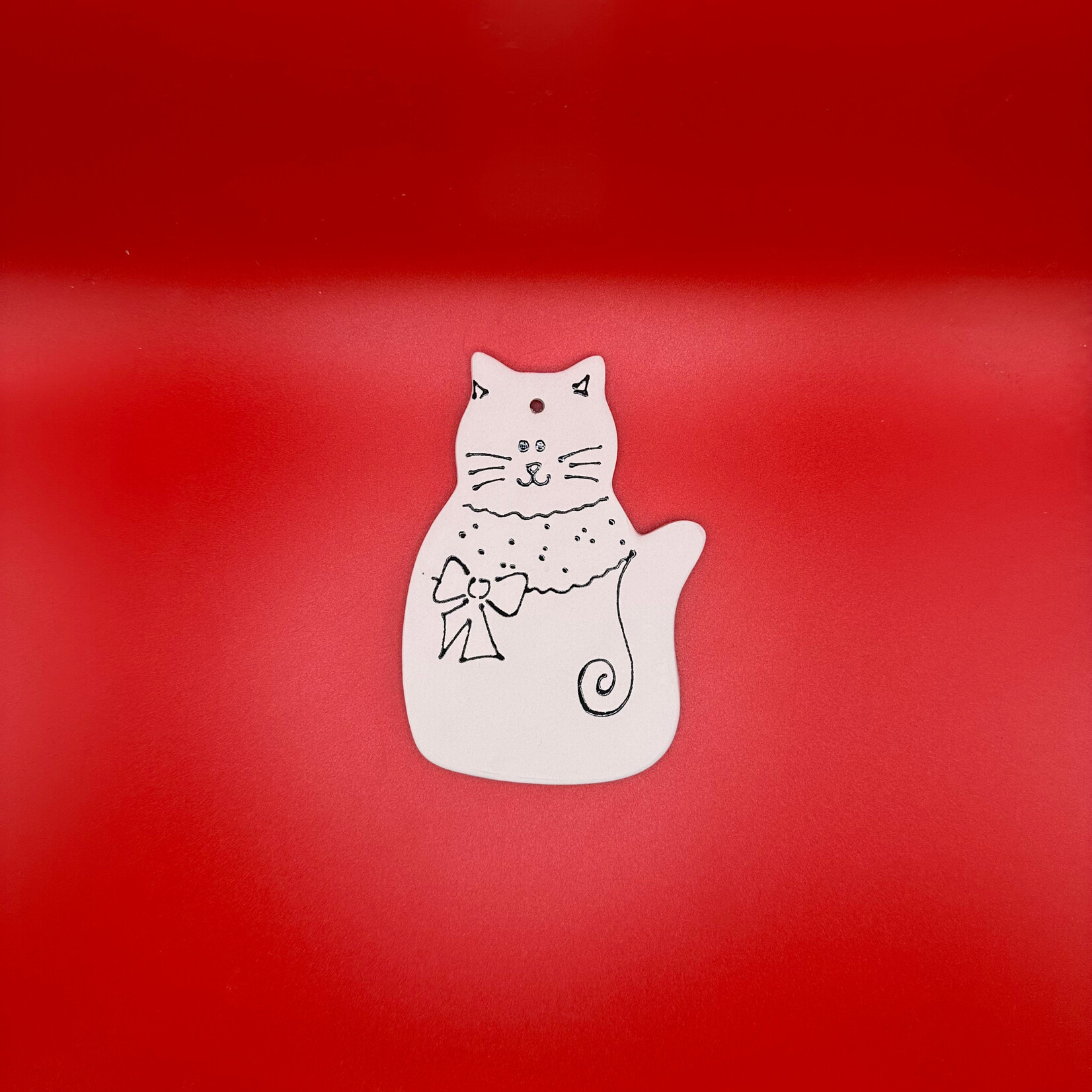 Hand Detailed Kitty Orn.